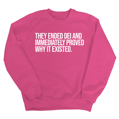 They Ended DEI and Immediately Proved Why It Existed Unisex Sweatshirt-Sweatshirt-The Original God Ain't Petty But I Am