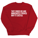 They Ended DEI and Immediately Proved Why It Existed Unisex Sweatshirt-Sweatshirt-The Original God Ain't Petty But I Am