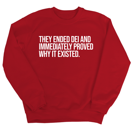 They Ended DEI and Immediately Proved Why It Existed Unisex Sweatshirt-Sweatshirt-The Original God Ain't Petty But I Am