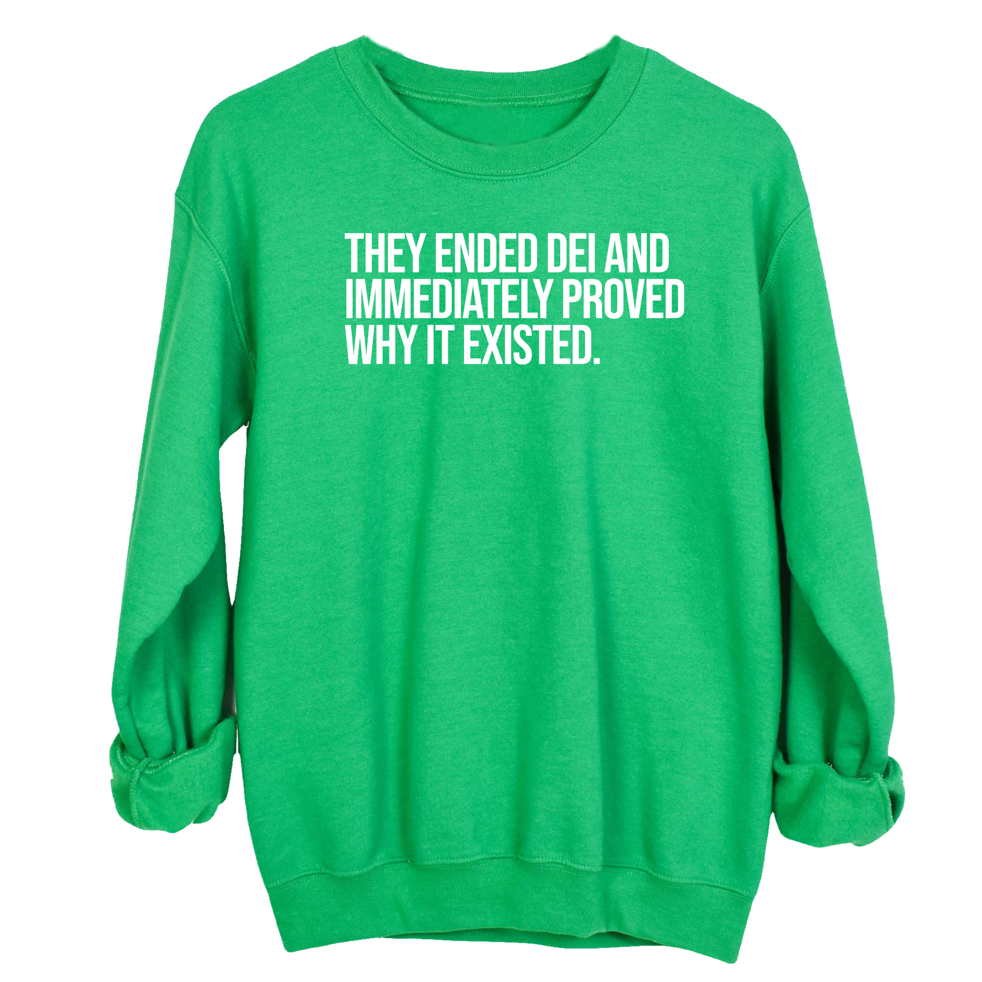 They Ended DEI and Immediately Proved Why It Existed Unisex Sweatshirt-Sweatshirt-The Original God Ain't Petty But I Am