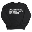 They Ended DEI and Immediately Proved Why It Existed Unisex Sweatshirt-Sweatshirt-The Original God Ain't Petty But I Am