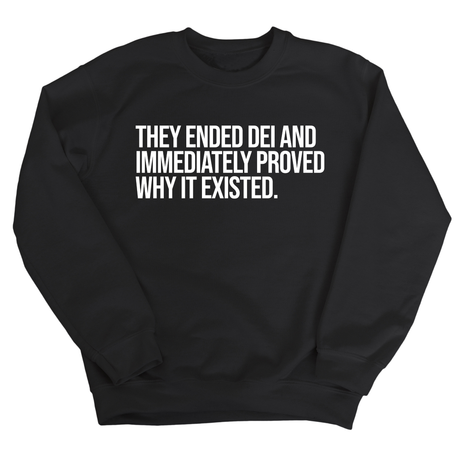 They Ended DEI and Immediately Proved Why It Existed Unisex Sweatshirt-Sweatshirt-The Original God Ain't Petty But I Am