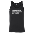 They Ended DEI and Immediately Proved Why It Existed Unisex Tank Top-T-Shirt-The Original God Ain't Petty But I Am