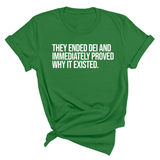 They Ended DEI and Immediately Proved Why It Existed Unisex Tee-T-Shirt-The Original God Ain't Petty But I Am