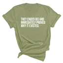 They Ended DEI and Immediately Proved Why It Existed Unisex Tee-T-Shirt-The Original God Ain't Petty But I Am