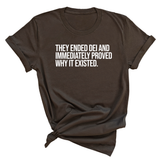 They Ended DEI and Immediately Proved Why It Existed Unisex Tee-T-Shirt-The Original God Ain't Petty But I Am