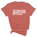 They Ended DEI and Immediately Proved Why It Existed Unisex Tee-T-Shirt-The Original God Ain't Petty But I Am