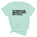 They Ended DEI and Immediately Proved Why It Existed Unisex Tee-T-Shirt-The Original God Ain't Petty But I Am