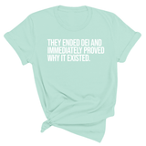 They Ended DEI and Immediately Proved Why It Existed Unisex Tee-T-Shirt-The Original God Ain't Petty But I Am