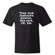 They Took Jasmine's District. She Said, OK, Bet *BLACK TALL TEE* Unisex Tee-T-Shirt-The Original God Ain't Petty But I Am