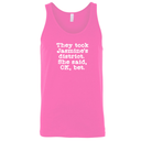 They Took Jasmine's District. She Said, OK, Bet Unisex Tank Top-T-Shirt-The Original God Ain't Petty But I Am