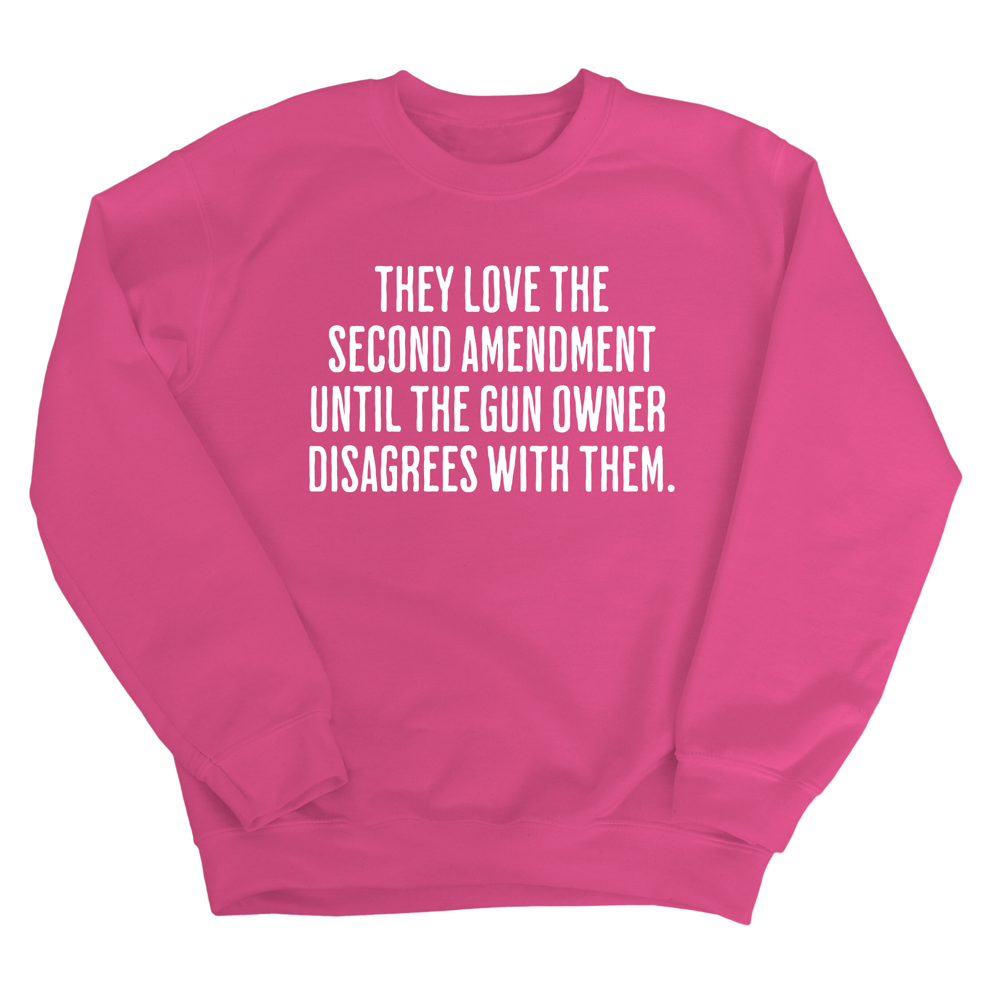 They love the Second Amendment until the gun owner disagrees with them Unisex Sweatshirt-Sweatshirt-The Original God Ain't Petty But I Am