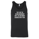 They love the Second Amendment until the gun owner disagrees with them Unisex Tank Top-T-Shirt-The Original God Ain't Petty But I Am