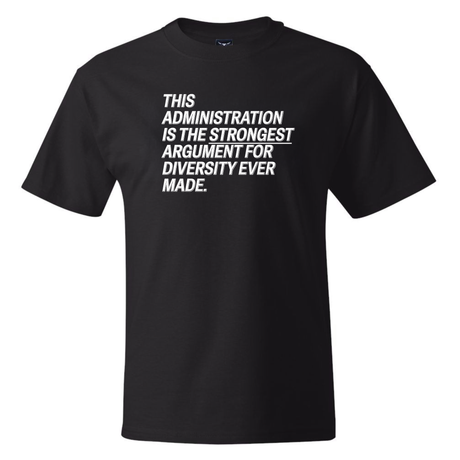 This Administration is the strongest argument for diversity ever made *BLACK TALL TEE* Unisex Tee-T-Shirt-The Original God Ain't Petty But I Am