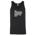 This Administration is the strongest argument for diversity ever made Unisex Tank Top-T-Shirt-The Original God Ain't Petty But I Am