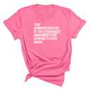 This Administration is the strongest argument for diversity ever made Unisex Tee-T-Shirt-The Original God Ain't Petty But I Am