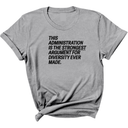 This Administration is the strongest argument for diversity ever made Unisex Tee-T-Shirt-The Original God Ain't Petty But I Am
