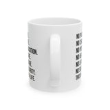 This Ain’t Pro-Life Mug 11oz (White & Black)-Mug-The Original God Ain't Petty But I Am
