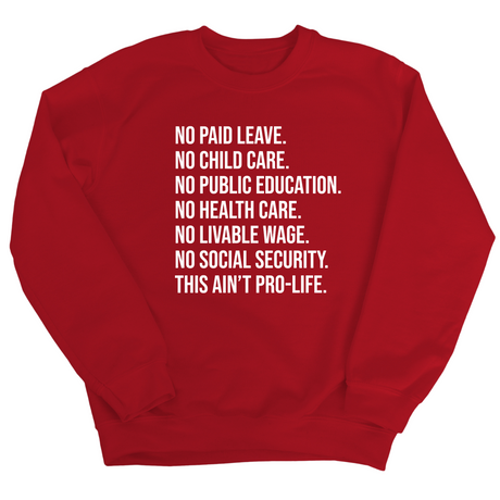 This Ain’t Pro-Life Unisex Sweatshirt-Sweatshirt-The Original God Ain't Petty But I Am