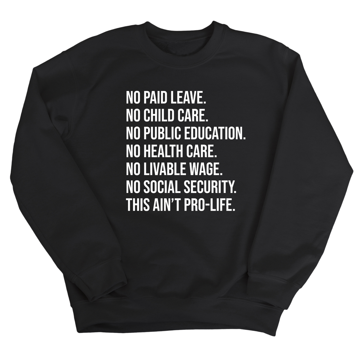 This Ain’t Pro-Life Unisex Sweatshirt-Sweatshirt-The Original God Ain't Petty But I Am