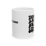 Throwing Shade All Summer Shades Mug 11oz (White & Black)-Mug-The Original God Ain't Petty But I Am