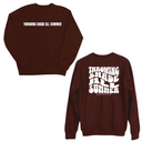 Throwing shade all summer Unisex Sweatshirt (Front and Back Design)-Sweatshirt-The Original God Ain't Petty But I Am