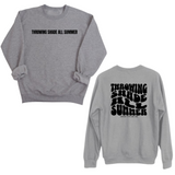 Throwing shade all summer Unisex Sweatshirt (Front and Back Design)-Sweatshirt-The Original God Ain't Petty But I Am
