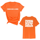 Throwing shade all summer Unisex Tee (Front and Back Design Print)-T-Shirt-The Original God Ain't Petty But I Am