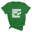 Throwing shades all summer Unisex Tee (Graphic Tee)-T-Shirt-The Original God Ain't Petty But I Am