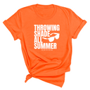 Throwing shades all summer Unisex Tee (Graphic Tee)-T-Shirt-The Original God Ain't Petty But I Am