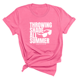 Throwing shades all summer Unisex Tee (Graphic Tee)-T-Shirt-The Original God Ain't Petty But I Am