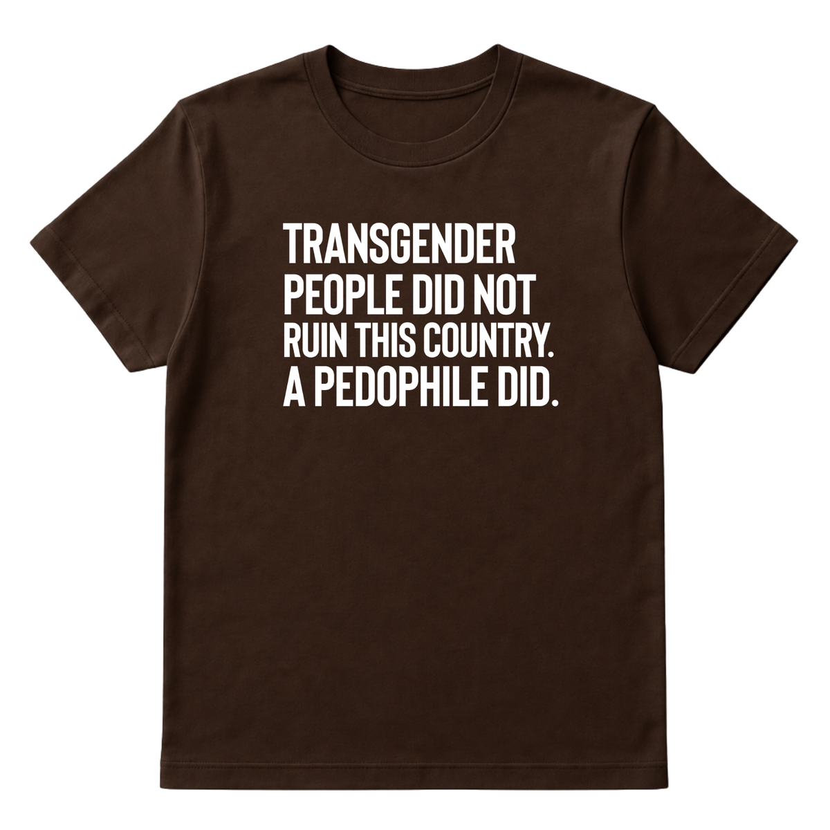Transgender People Did Not Ruin This Country. A Pedophile Did Unisex Tee