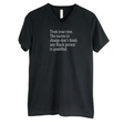 Trust your eyes. The racists in charge don't think any Black person is qualified *BLACK V-NECK* Unisex Tee-T-Shirt-The Original God Ain't Petty But I Am