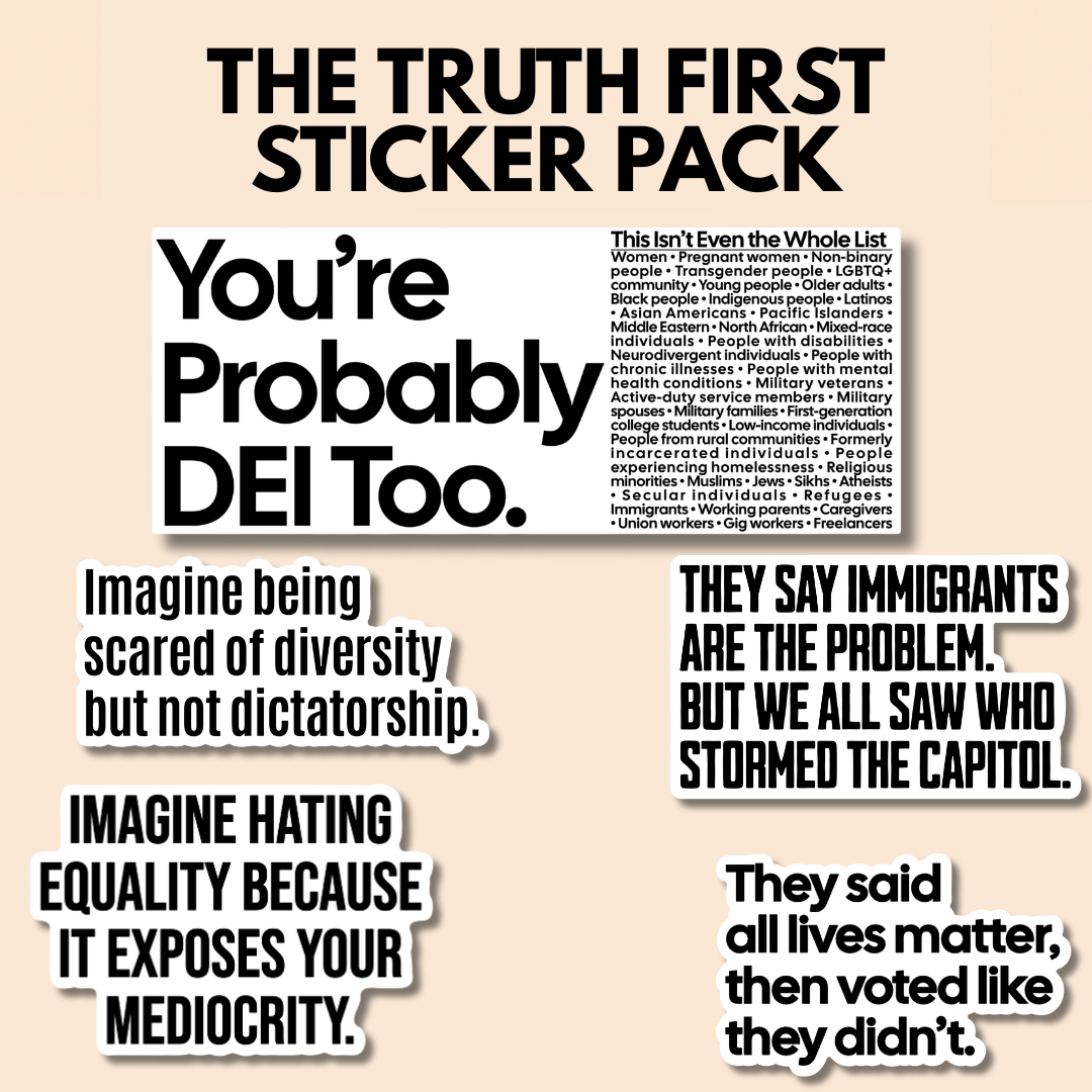 Truth First Sticker Pack Bundle-Bundle-The Original God Ain't Petty But I Am