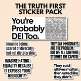 Truth First Sticker Pack Bundle-Bundle-The Original God Ain't Petty But I Am