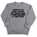 Turns out DEI wasn’t holding the country back. It was holding it together Unisex Sweatshirt-Sweatshirt-The Original God Ain't Petty But I Am