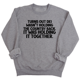 Turns out DEI wasn’t holding the country back. It was holding it together Unisex Sweatshirt-Sweatshirt-The Original God Ain't Petty But I Am