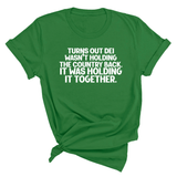 Turns out DEI wasn’t holding the country back. It was holding it together Unisex Tee-T-Shirt-The Original God Ain't Petty But I Am