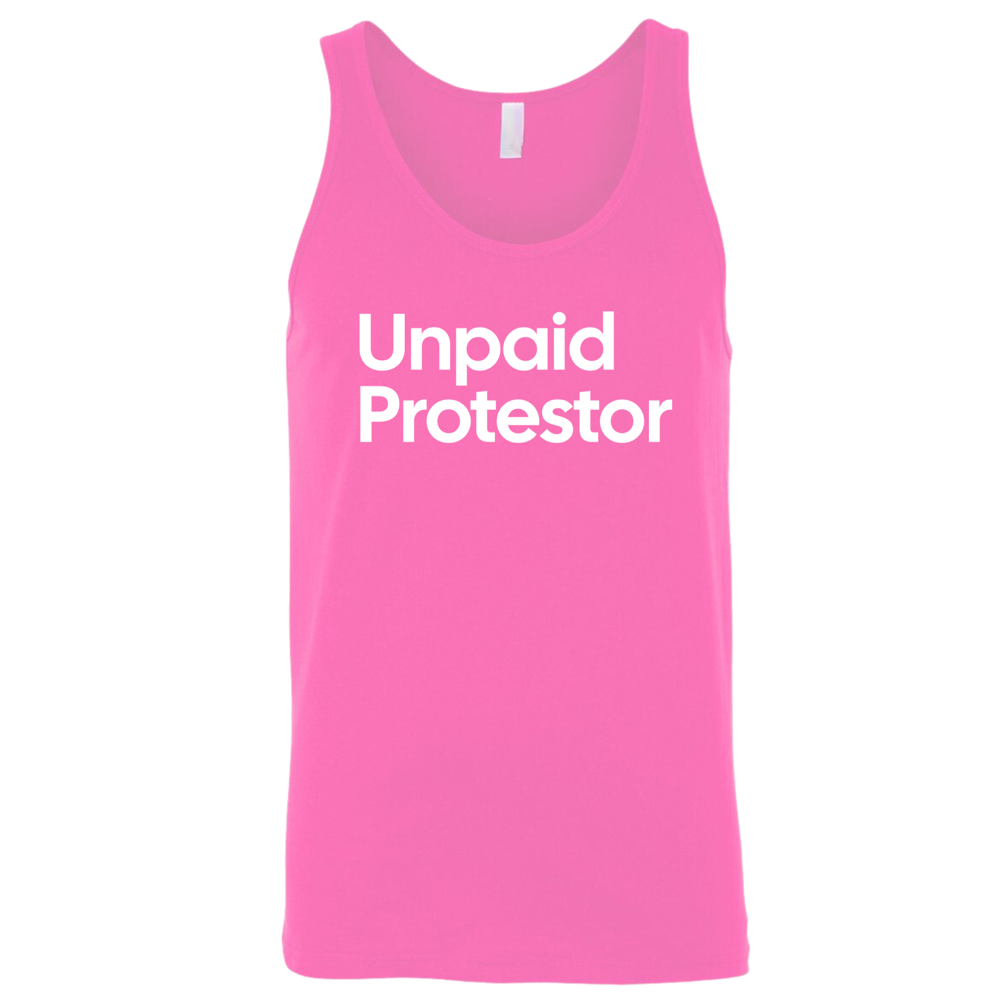 Unpaid Protestor Unisex Tank Top-T-Shirt-The Original God Ain't Petty But I Am