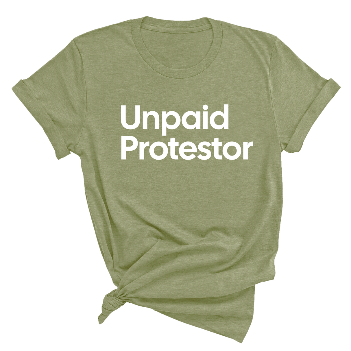 Unpaid Protestor Unisex Tee-T-Shirt-The Original God Ain't Petty But I Am