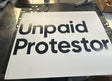Unpaid Protestor Yard Sign-Yard Sign-The Original God Ain't Petty But I Am