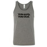 Vote Early. Vote Blue Unisex Tank Top-T-Shirt-The Original God Ain't Petty But I Am