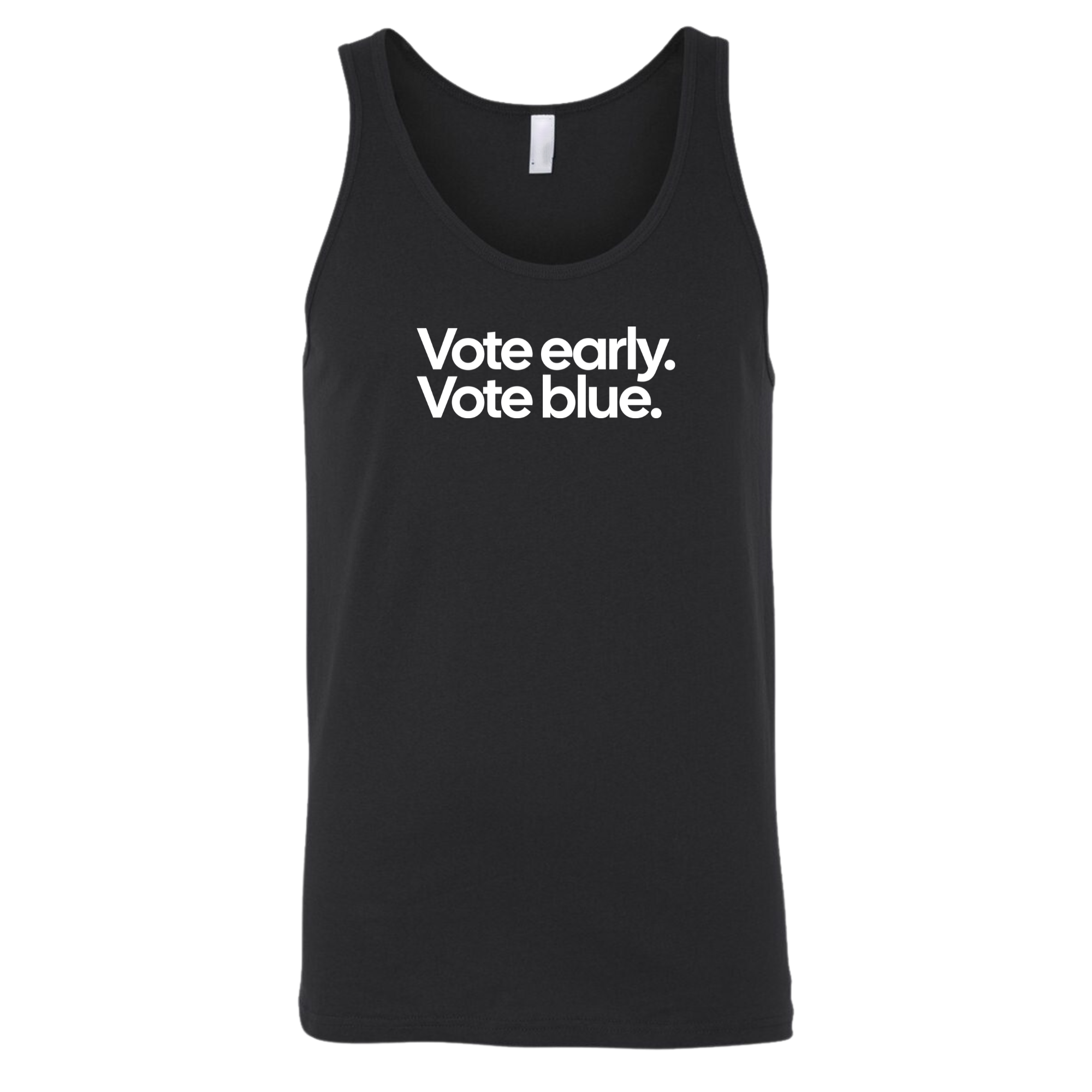 Vote Early. Vote Blue Unisex Tank Top-T-Shirt-The Original God Ain't Petty But I Am