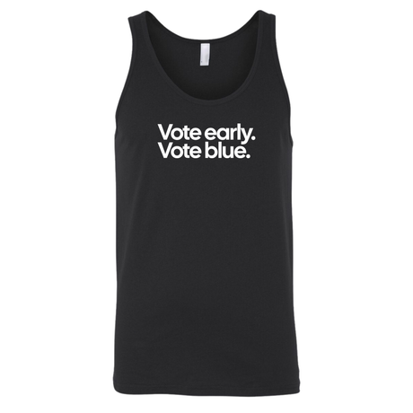 Vote Early. Vote Blue Unisex Tank Top-T-Shirt-The Original God Ain't Petty But I Am