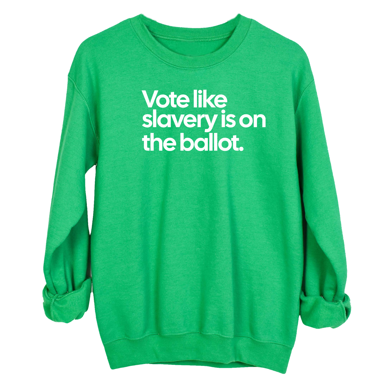 Vote Like Slavery Is on the Ballot Unisex Sweatshirt-Sweatshirt-The Original God Ain't Petty But I Am