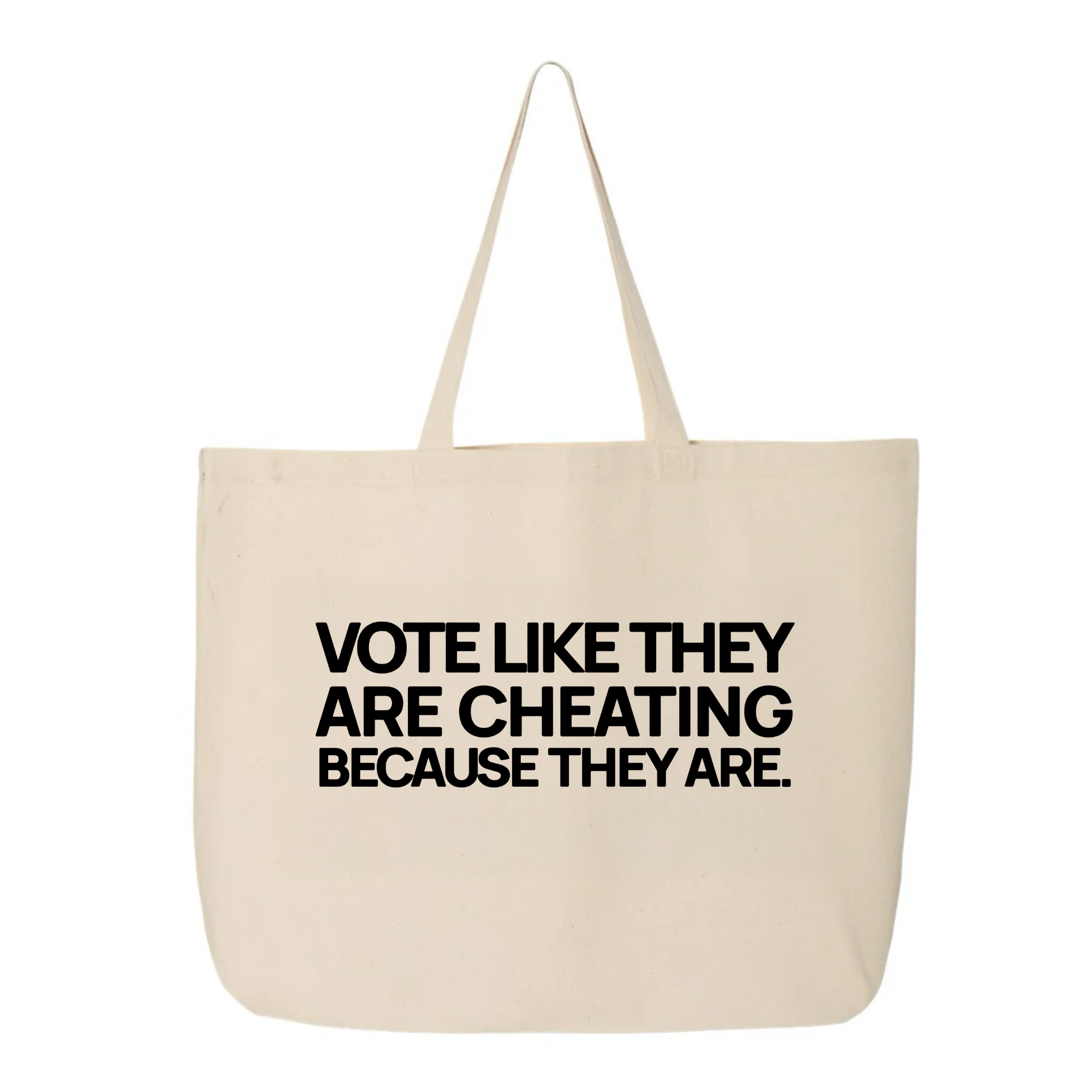 Vote like they are cheating because they are Tote bag-Tote Bag-The Original God Ain't Petty But I Am
