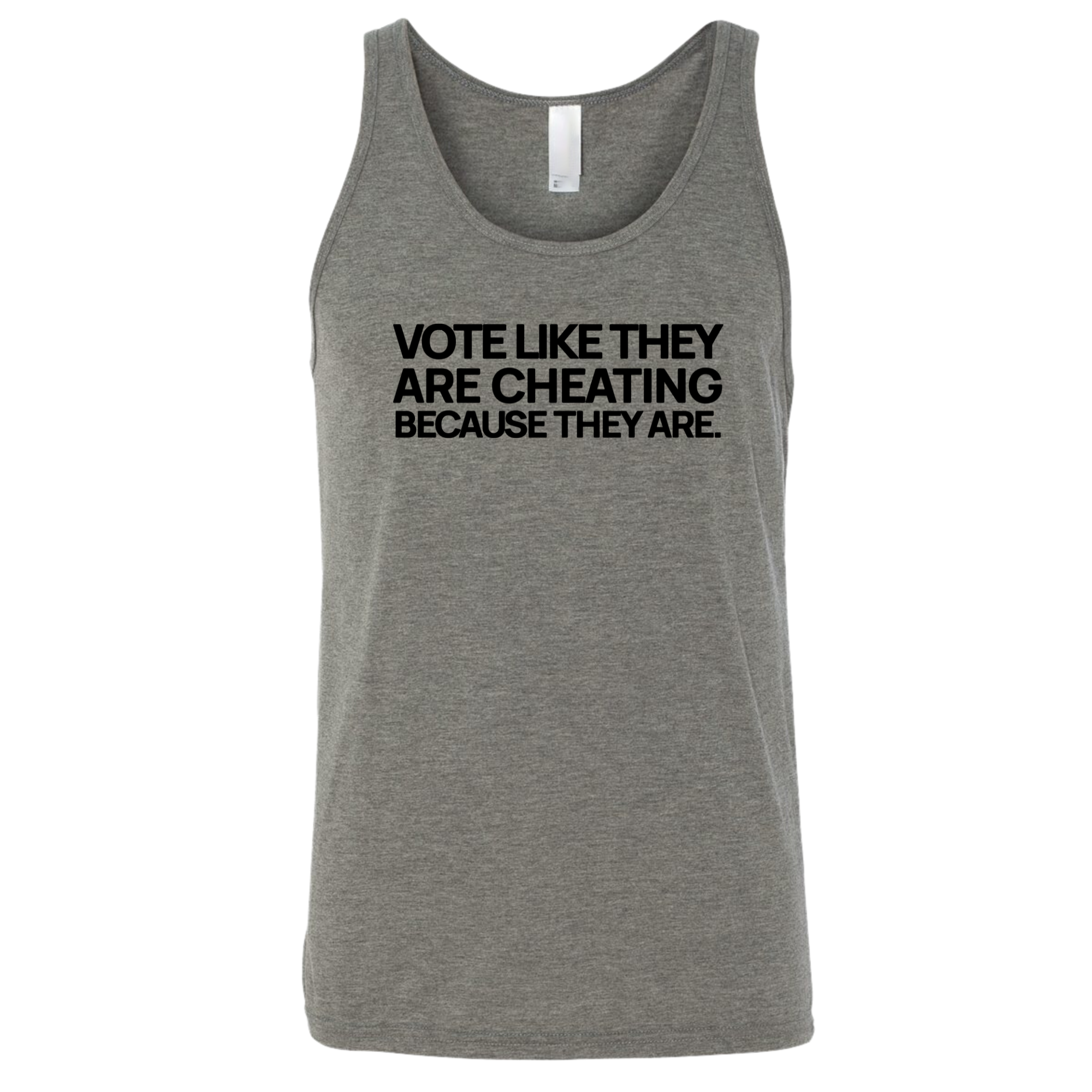 Vote like they are cheating because they are Unisex Tank Top-T-Shirt-The Original God Ain't Petty But I Am