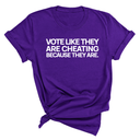 Vote like they are cheating because they are Unisex Tee-T-Shirt-The Original God Ain't Petty But I Am