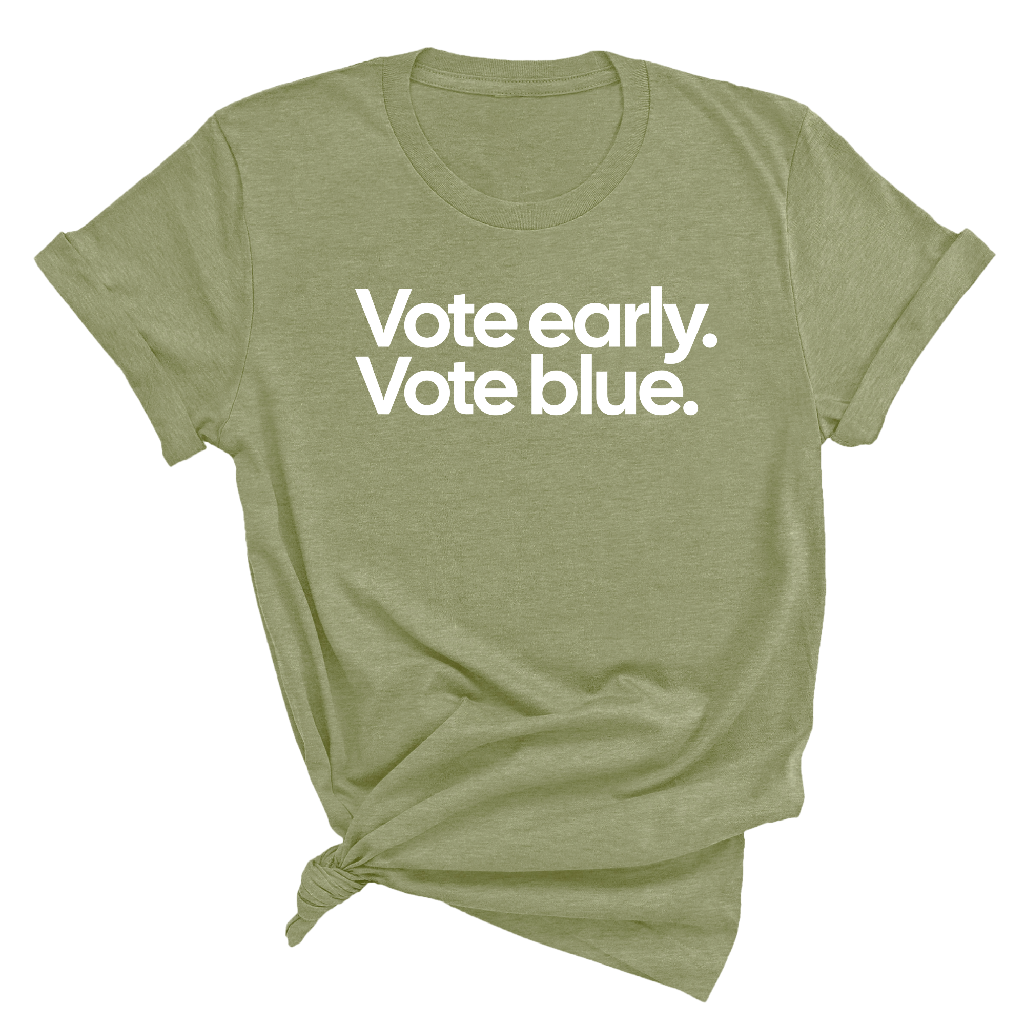 Vote Early. Vote Blue Unisex Tee