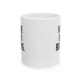 We are under reacting Mug 11oz (White & Black)-Mug-The Original God Ain't Petty But I Am